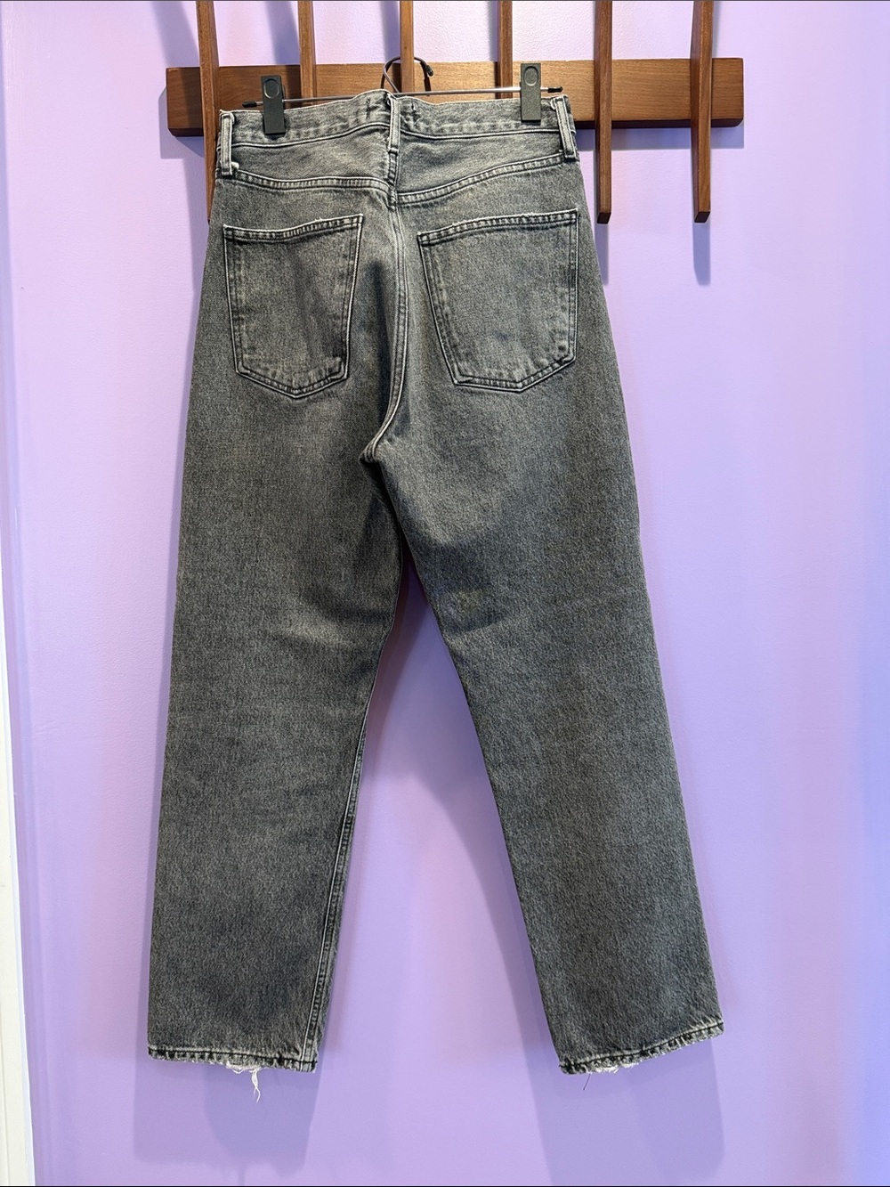 AGOLDE 90s jean gray black 26 - Picture 3 of 8